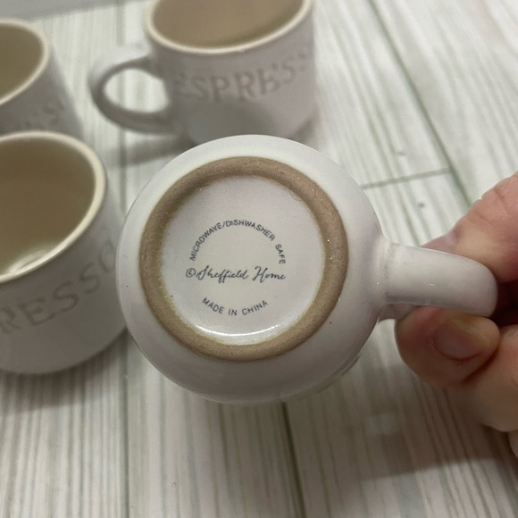 Set of 4 Belle Maison Expresso cups - Picture 3 of 5